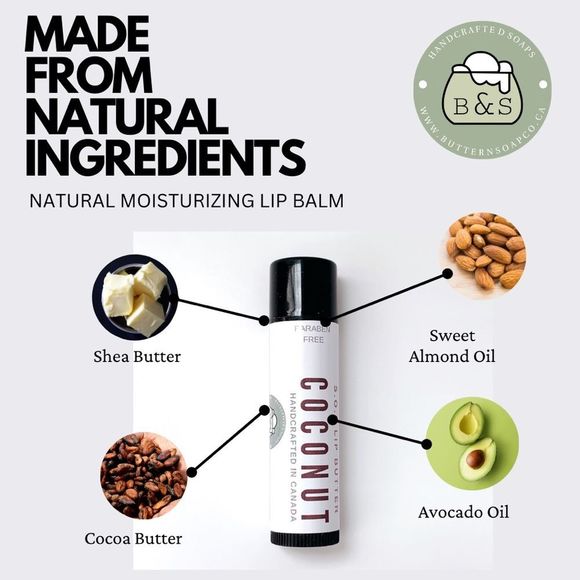 🥥Two S.O.S Lip Butter Sticks Coconut - Picture 2 of 8